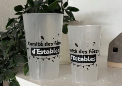 gobelets personnalisés