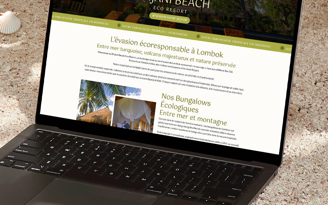 Webdesign Rinjani Beach